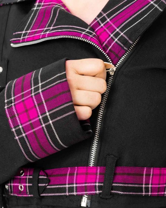 heartless-jacka-svart-rosa-tartan-hexbourne