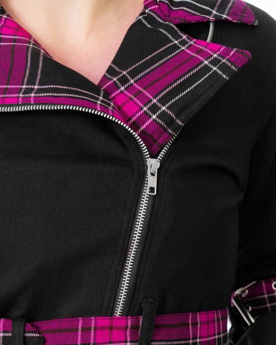 heartless-jacka-svart-rosa-tartan-hexbourne