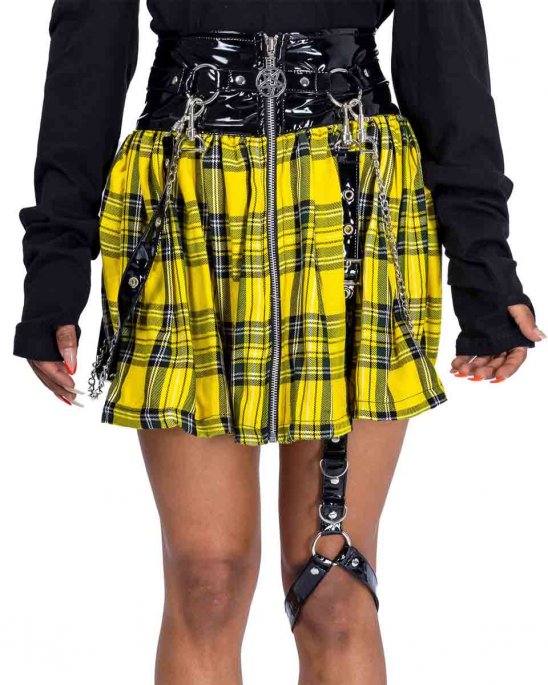 heartless-kjol-gul-tartan-calamity