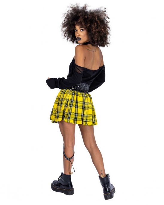 heartless-kjol-gul-tartan-calamity