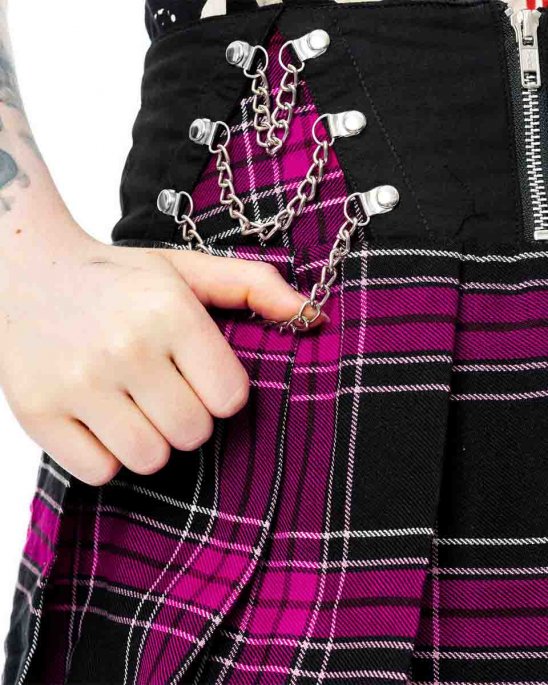 heartless-kjol-rosa-tartan-nixie-skirt