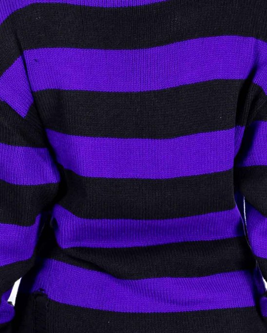 heartless-stickad-tröja-svart-lila-oriana