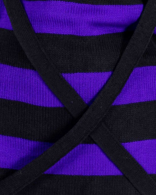 heartless-stickad-tröja-svart-lila-oriana