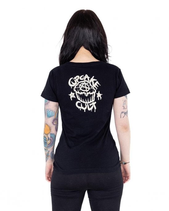 Cupcake Cult t-shirt Midnight Kitty