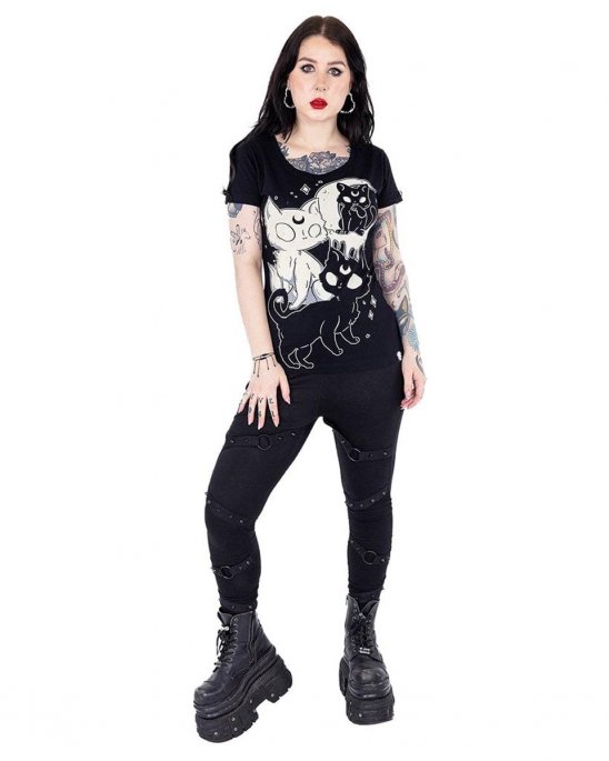 Cupcake Cult t-shirt Midnight Kitty