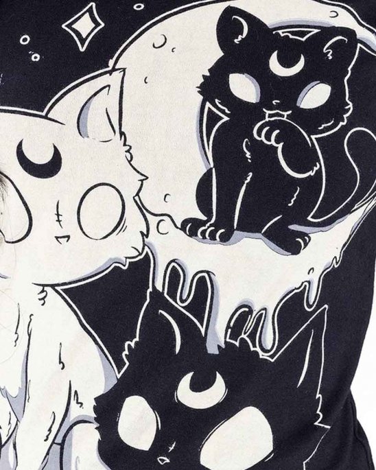 Cupcake Cult t-shirt Midnight Kitty