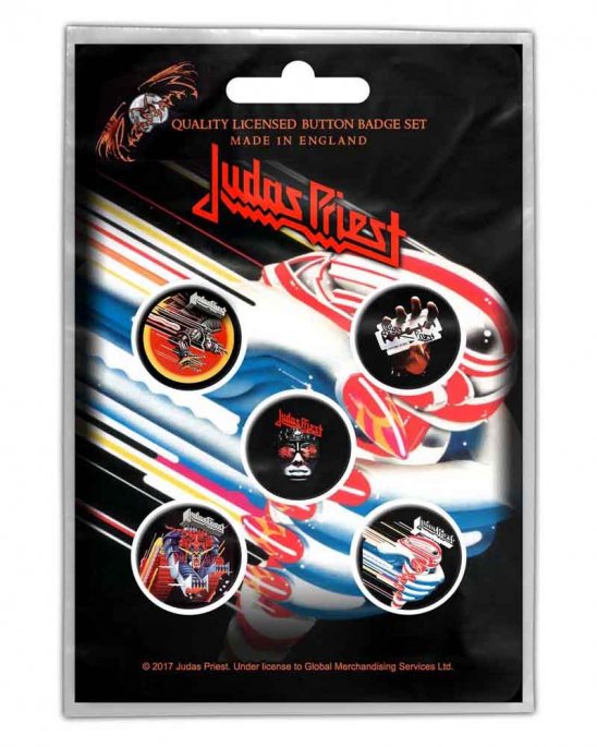 Judas Priest Turbo PINS 5-PACK 