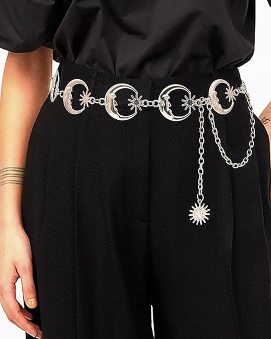 Moon-Star-Charm-Chain-Belt