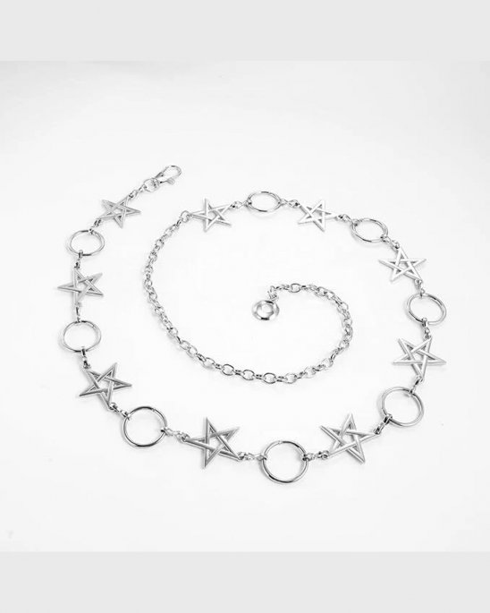 kedjebälte-silver-ringar-pentagram