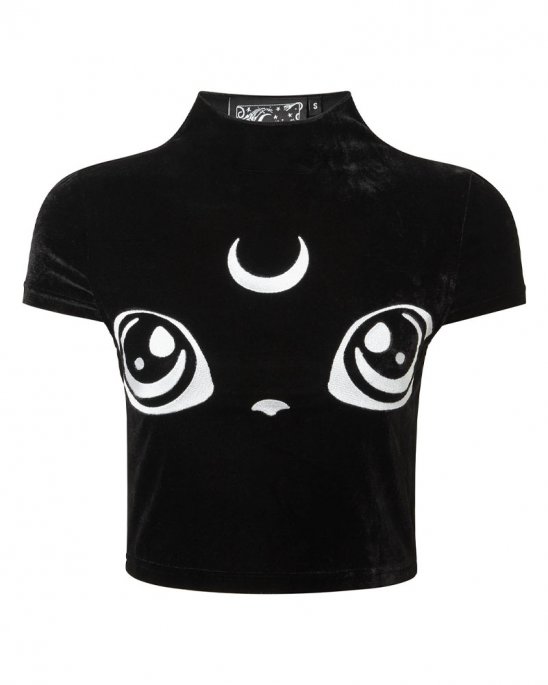 Killstar Sammetstopp Kattögon