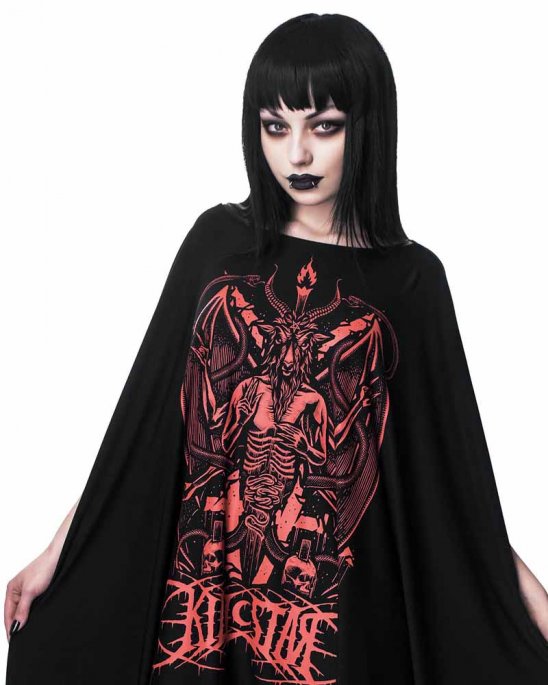 Killstar tunika med rött tryck