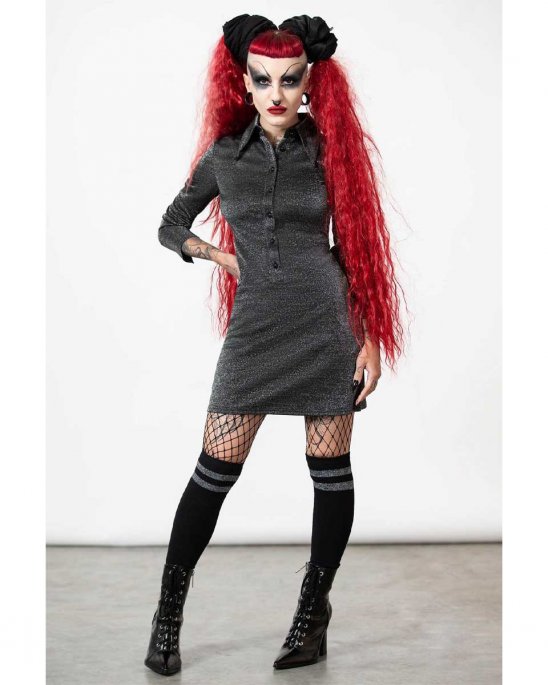 killstar-knästrumpor-svart-randiga