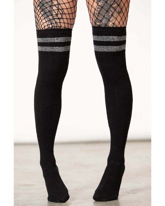 killstar-knästrumpor-svart-randiga