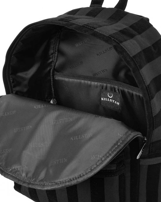 killstar-randig-ryggsäck-earn-your-stripes