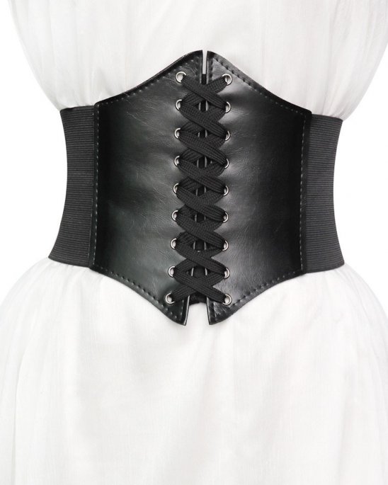 korsett-bälte-snörning-vegan-läder