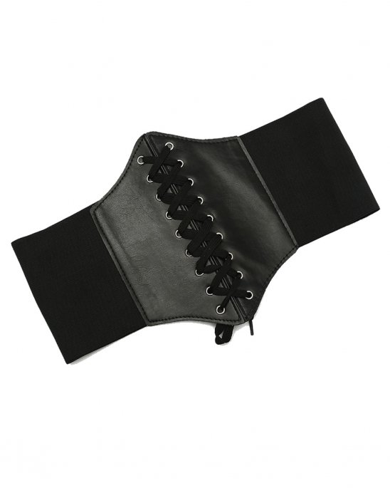 korsett-bälte-snörning-vegan-läder