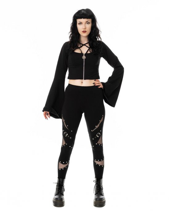 leggings-svarta-spännen-nitar-revel