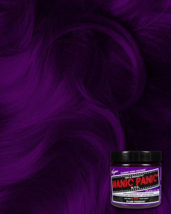lila-hårfärg-manic-panic-plum-passion