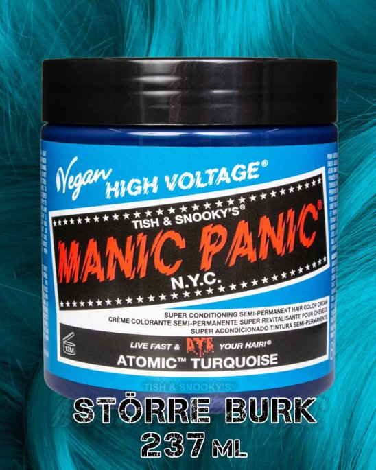 turkos-hårfärg-manic-panic-atomic-turquoise