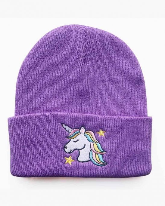 mössa-enhörning-unicorn-lila