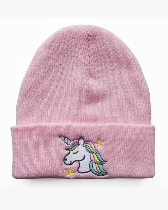 mössa-enhörning-unicorn-ljus-rosa