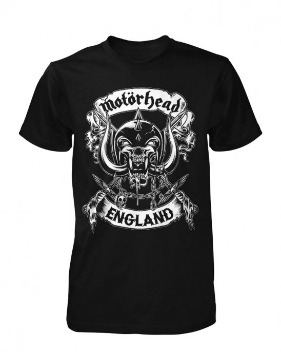 Motörhead Crosses Sword England T-shirt