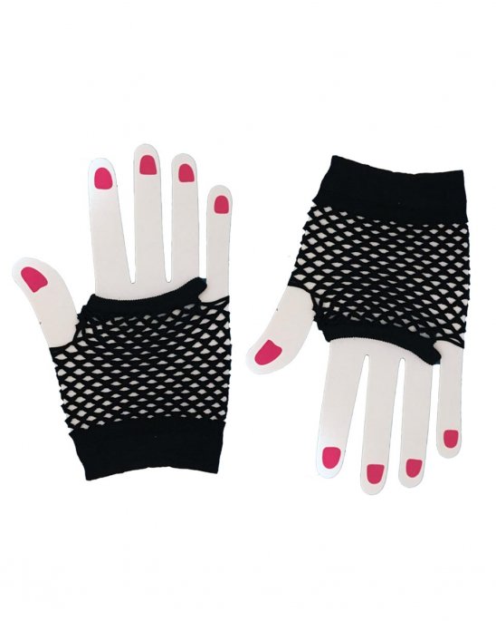 Näthandskar Svarta korta