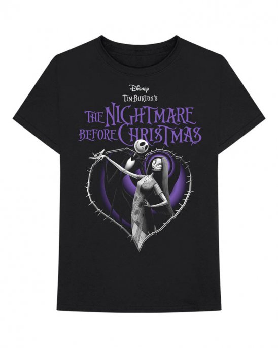Nightmare Before Christmas T-shirt Purple Heart