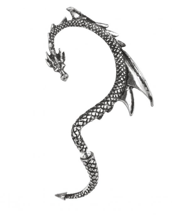 örhänge-drake-silver-stor-vänster