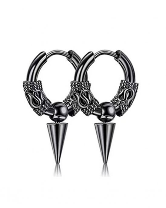 örhängen-med-hängande-nit-svart