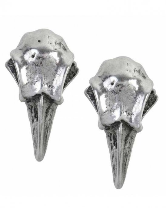 Örhänge Stud Korp Skalle Rabeschadel Alchemy Gothic