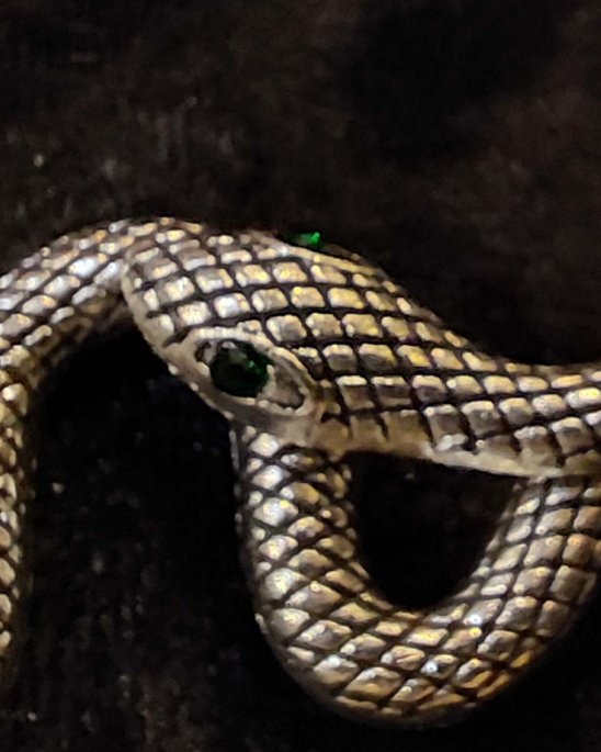 örhängen-ormar-silver