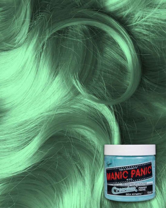 pastell-grön-hårfärg-manic-panic-sea-nymph