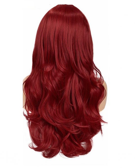 wig-synthetic-hair-dark-red