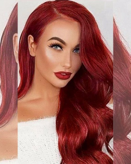 wig-synthetic-hair-dark-red