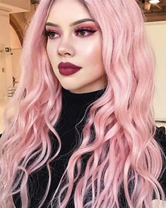 wig-synthetic-hair-baby-pink