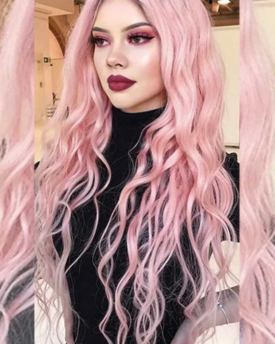 wig-synthetic-hair-baby-pink