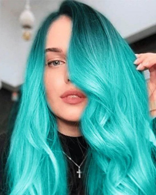 wig-synthetic-hair-turquoise