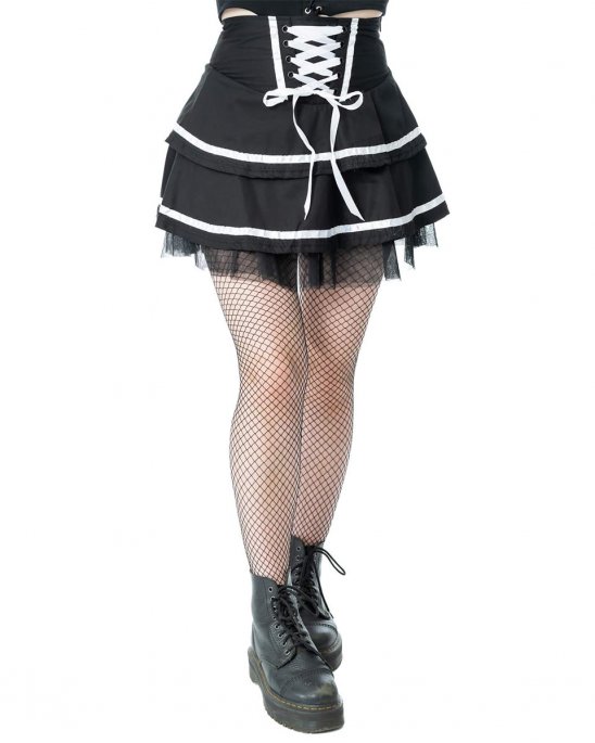 poizen-kjol-svart-snörning-phantom-waltz