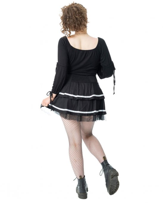 poizen-kjol-svart-snörning-phantom-waltz