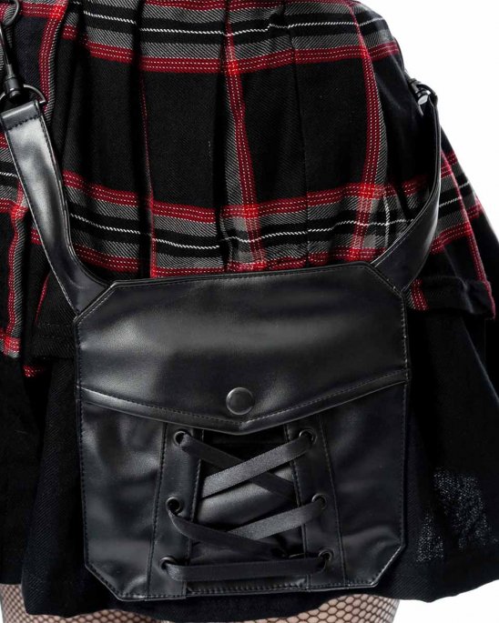 poizen-tartan-kjol-svart-phantom-highlander-skirt