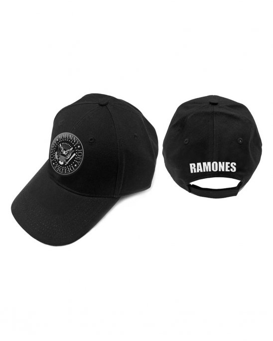 ramones-keps-logo-svart