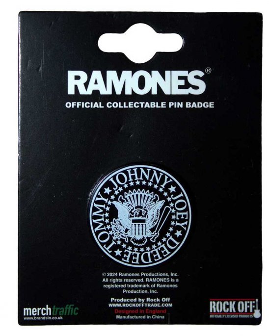 ramones-metall-pin-logo