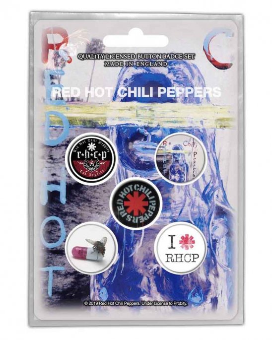 Red Hot Chili Peppers By The Way PINS 5-PACK 