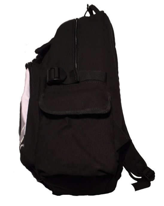 Ryggsäck Väska Katt Svart Lila Med Högtalare