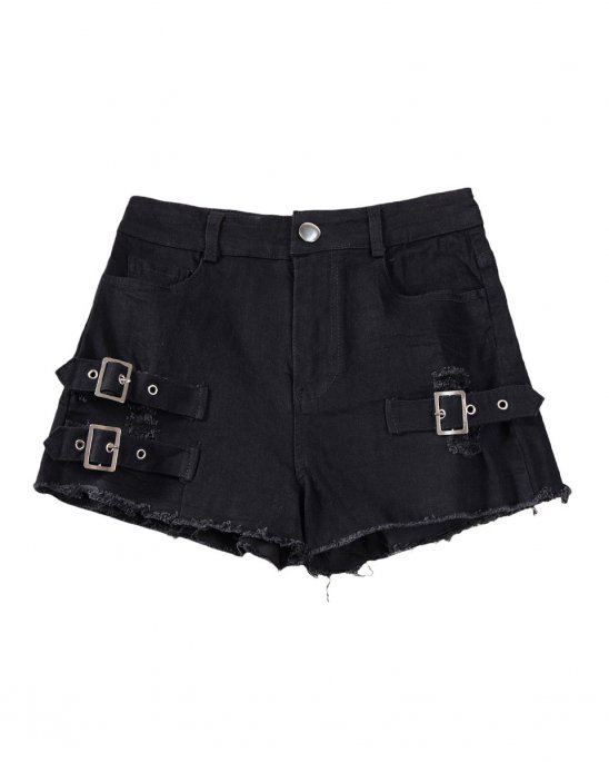 denim-shorts-korta-svarta-spännen