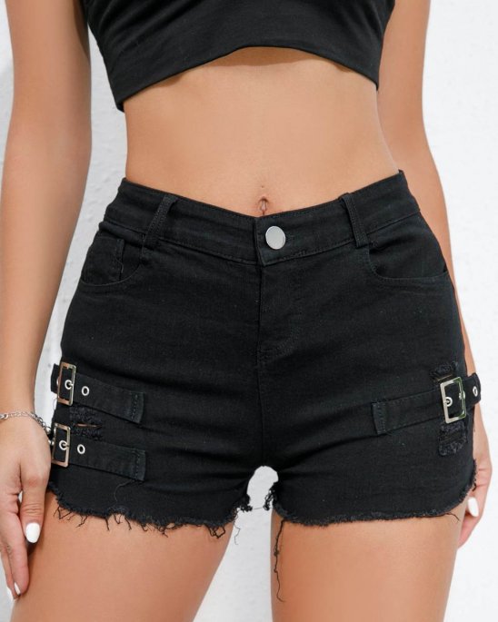 denim-shorts-korta-svarta-spännen
