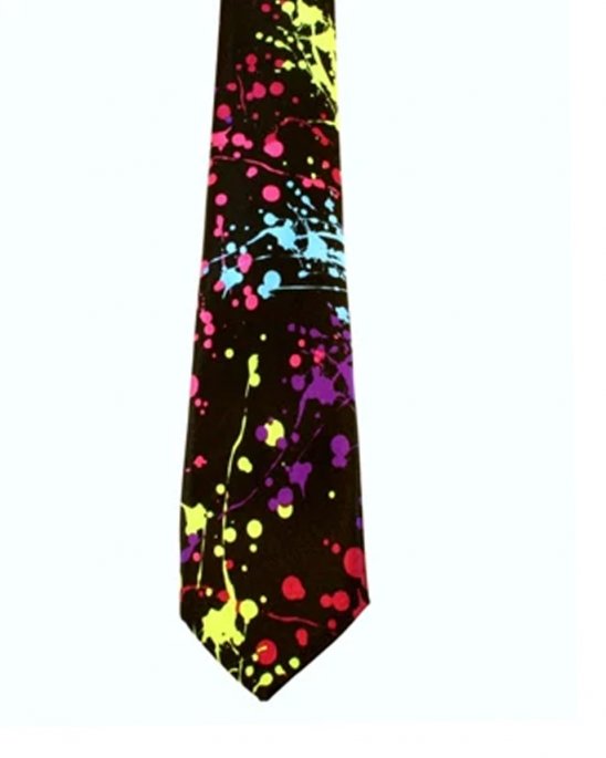 slips-svart-färg-splatter