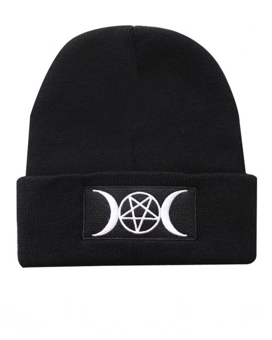 svart-mössa-pentagram-månar