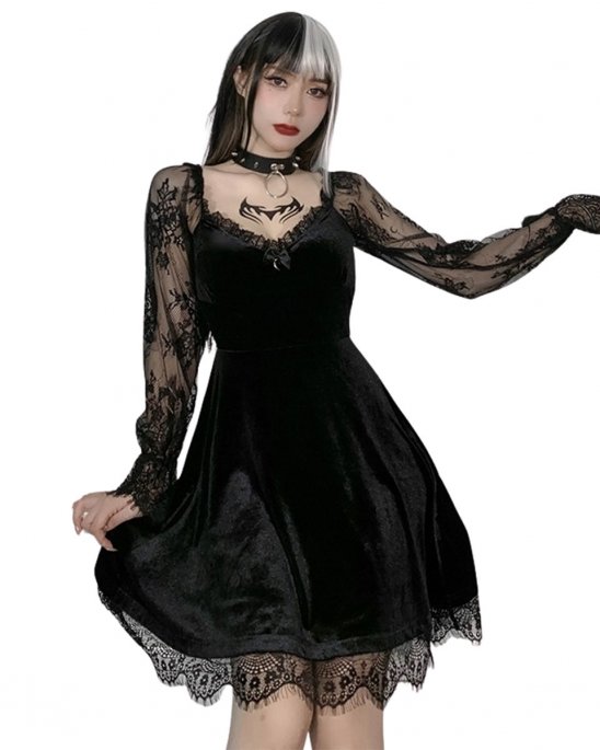 velvet-dress-riza-black